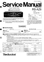 Technics - RSAZ-6 - Service manual 
